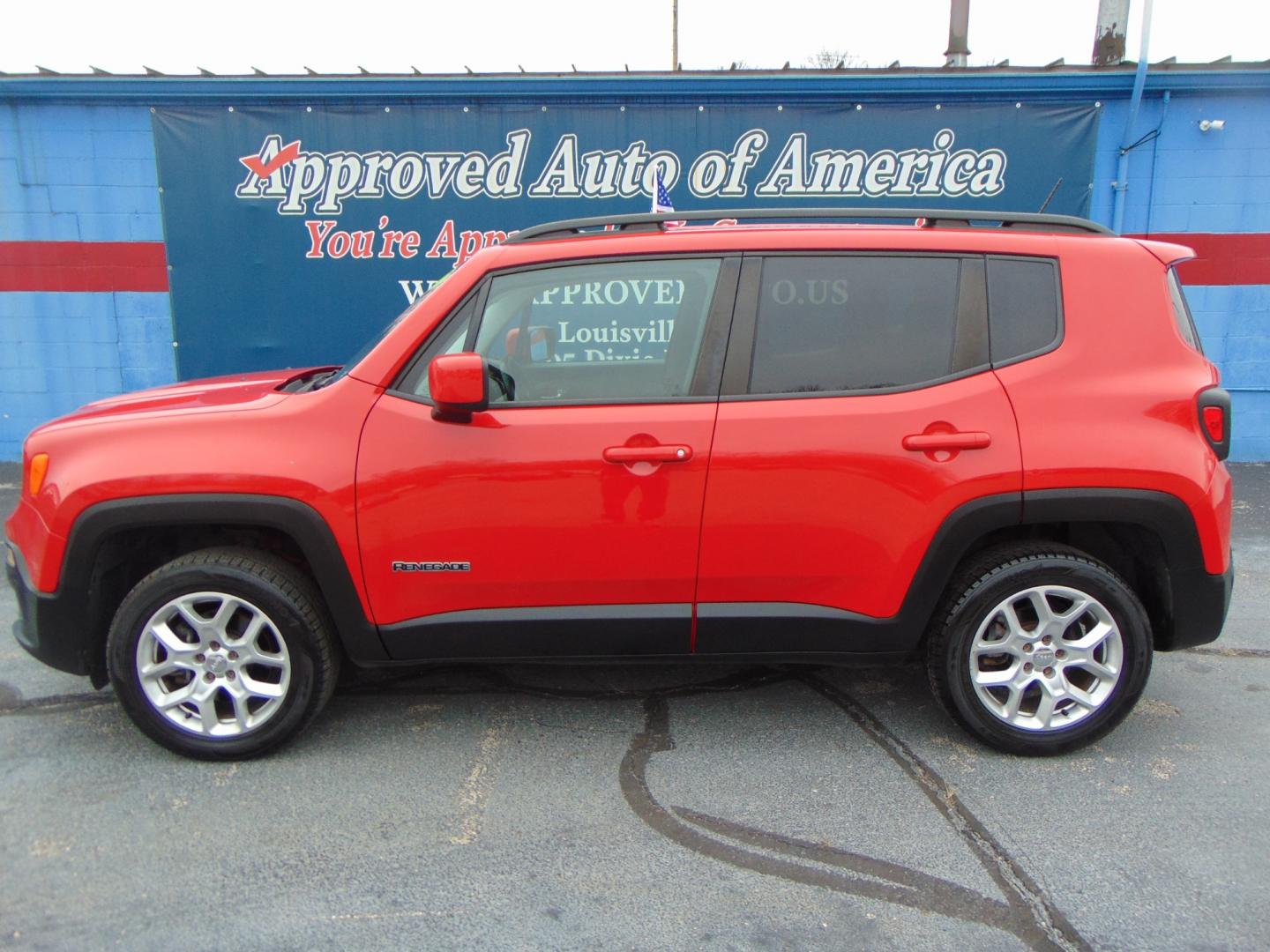 2015 Red JEEP RENEGADE (ZACCJBBT0FP) , located at 2105 Dixie Hwy, Louisville, KY, 40210, (502) 772-3333, 38.220932, -85.795441 - Photo#0