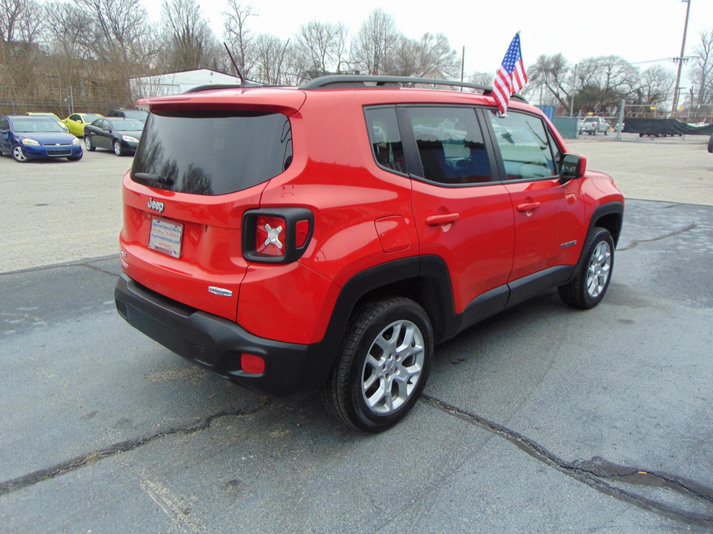 2015 Red JEEP RENEGADE (ZACCJBBT0FP) , located at 2105 Dixie Hwy, Louisville, KY, 40210, (502) 772-3333, 38.220932, -85.795441 - Photo#6