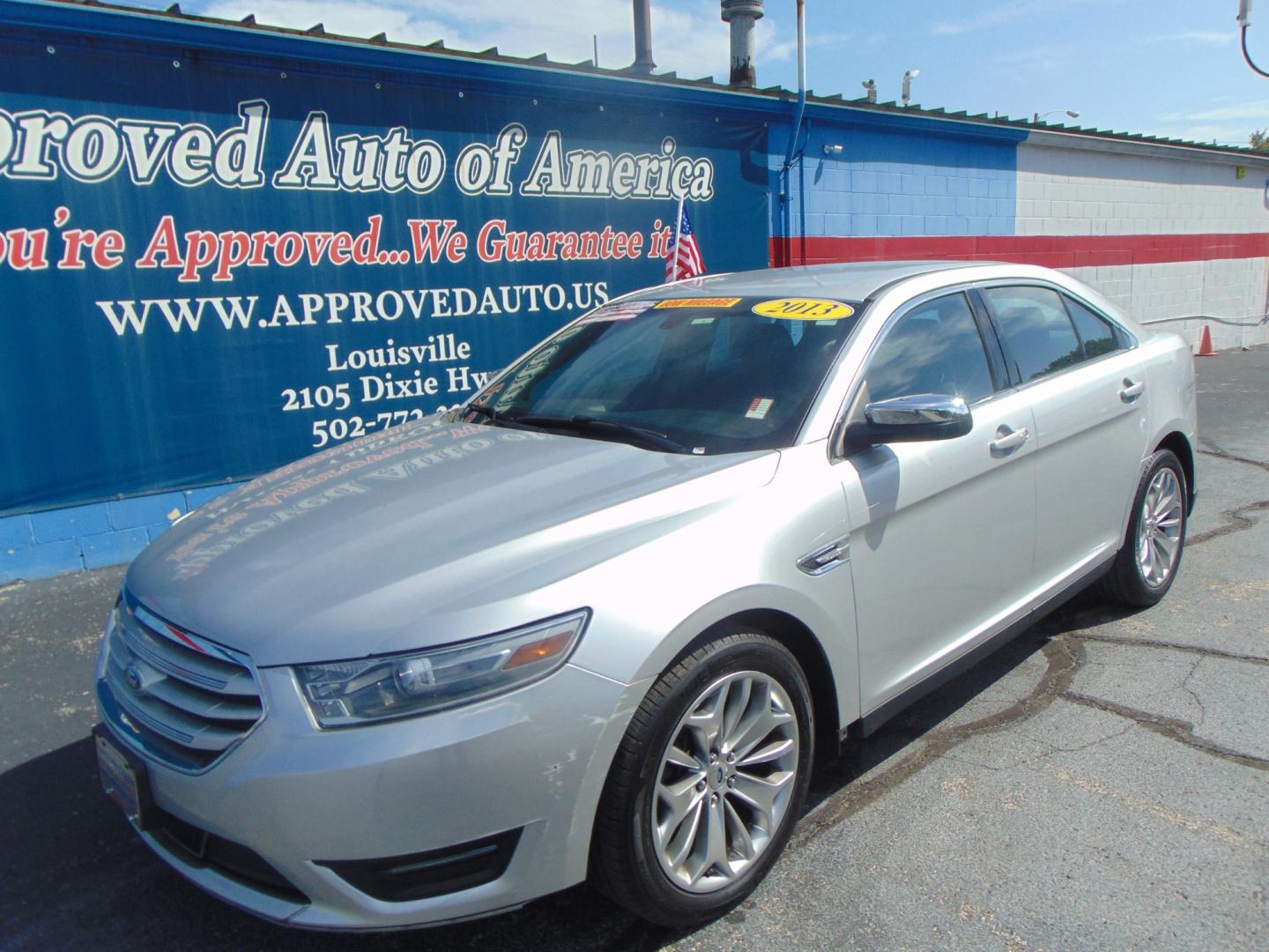 2013 Silver Ford Taurus (1FAHP2F8XDG) with an V6 3.5 Liter engine, Auto, 6-Spd w/SelShft transmission, located at 2105 Dixie Hwy, Louisville, KY, 40210, (502) 772-3333, 38.220932, -85.795441 - We're Kentuckiana's Number 1 Buy Here Pay Here and 2nd chance finance dealership! Conveniently located in central Louisville, Kentucky and right across the Ohio river from Southern Indiana we strive to provide clean dependable used cars, trucks, vans and SUV’s with affordable down payments and pay - Photo#4