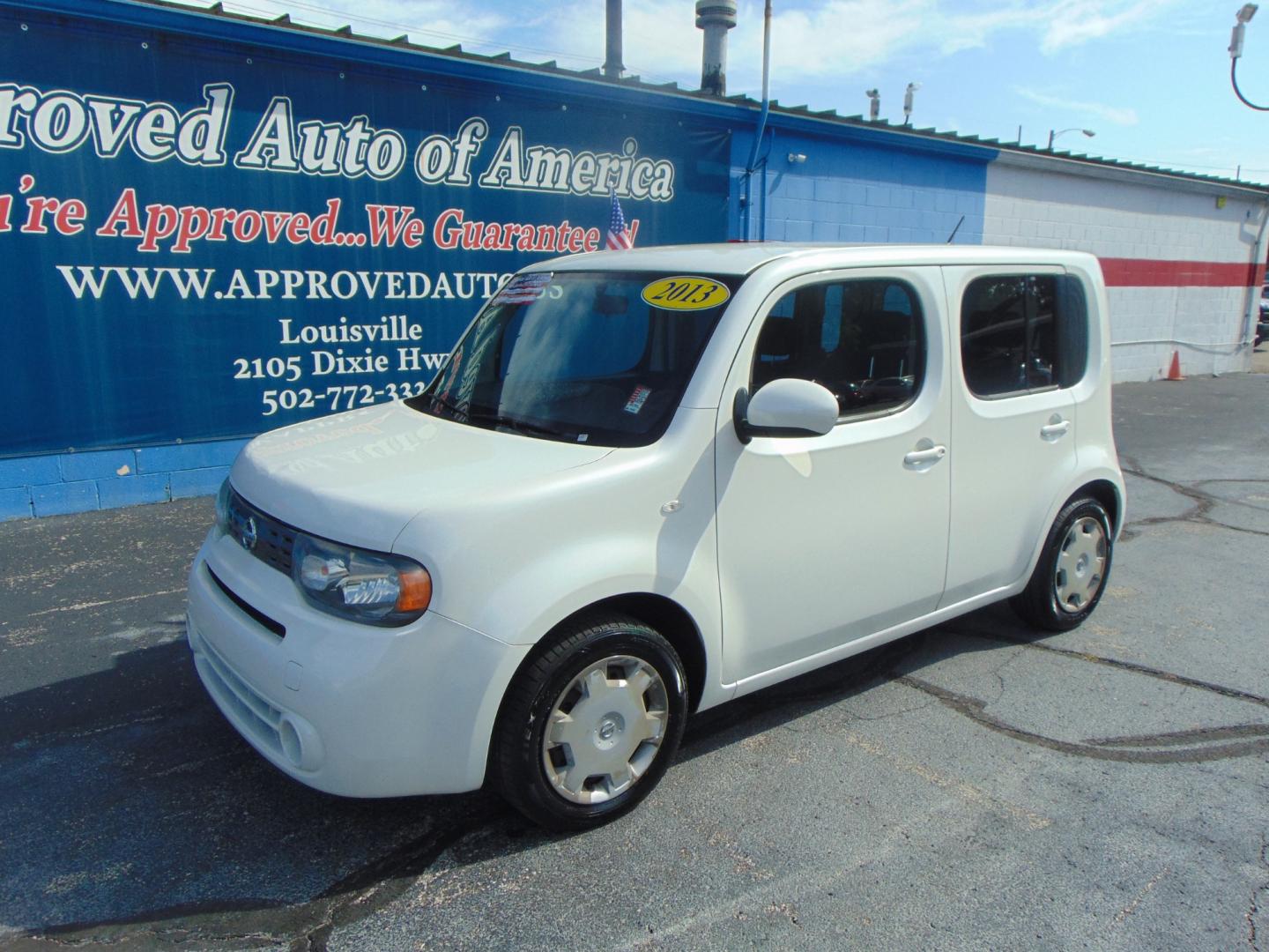 2013 White Nissan cube (JN8AZ2KRXDT) with an 4-Cyl 1.8 Liter engine, Automatic, CVT transmission, located at 2105 Dixie Hwy, Louisville, KY, 40210, (502) 772-3333, 38.220932, -85.795441 - We're Kentuckiana's Number 1 Buy Here Pay Here and 2nd chance finance dealership! Conveniently located in central Louisville, Kentucky and right across the Ohio river from Southern Indiana we strive to provide clean dependable used cars, trucks, vans and SUV’s with affordable down payments and pay - Photo#3